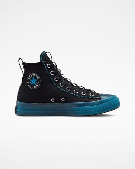 Tenisky Vysoke Converse Chuck Taylor All Star CX Explore Damske Čierne Modre Biele | SK 11HIYX5